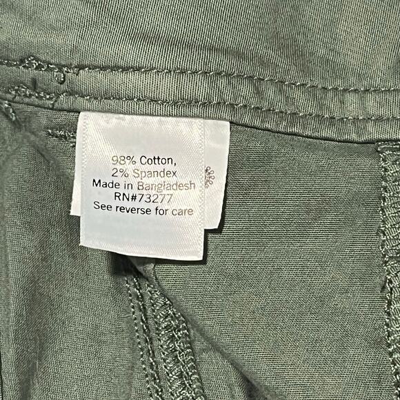 Olive Green Cargo Mini Skirt Utility Gorpcore Grunge Y2K 90s Size 11 / 30W SO - Picture 8 of 10